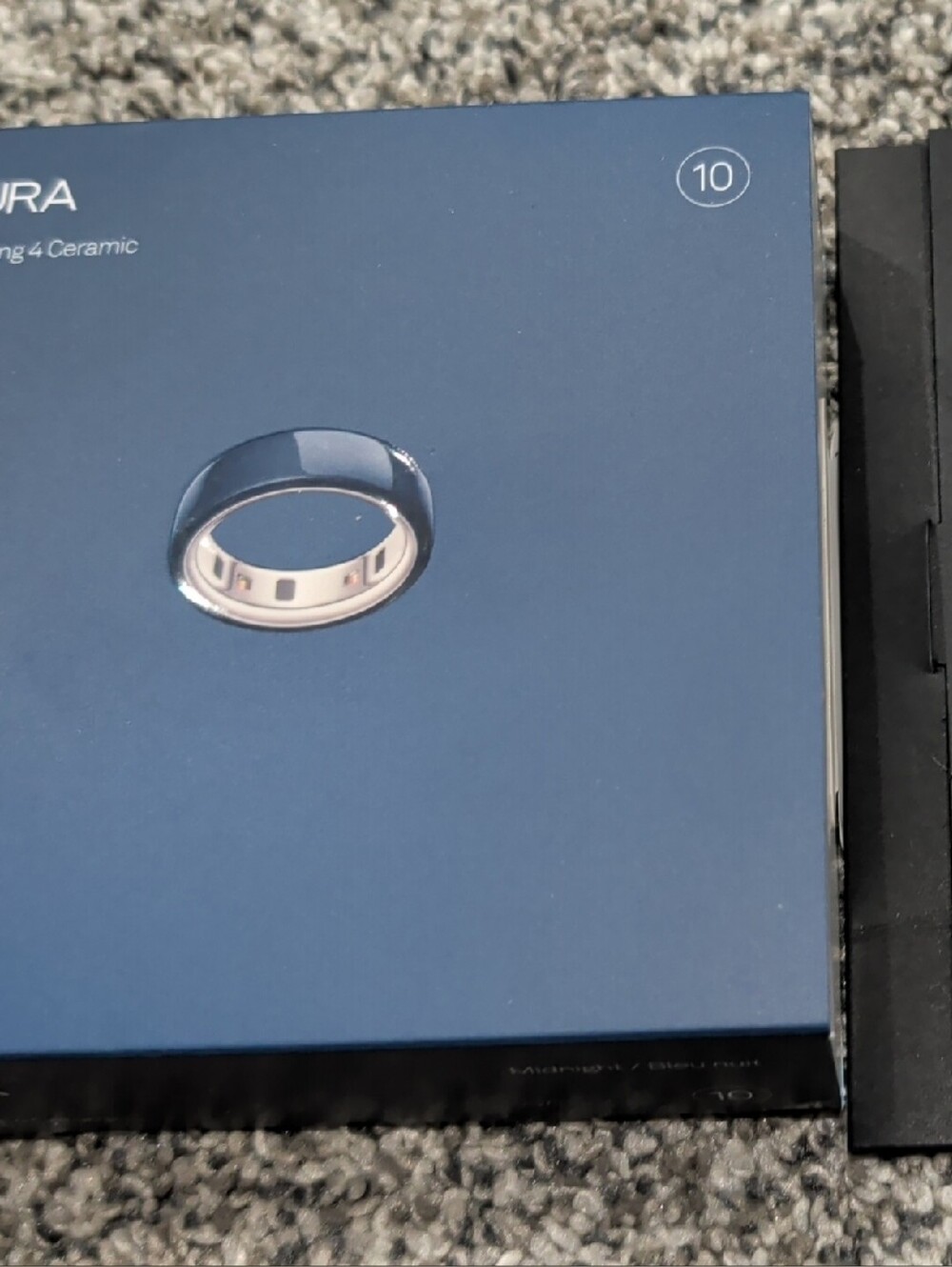 Oura Ring Ceramic Midnight Blue 10